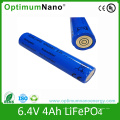 Bateria LiFePO4 mais pequena Bateria Solar LED Flash Light 6V4ah